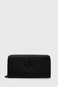 Armani Exchange portofel imitatie de piele negru 948451.2F755.NOS