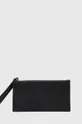 чёрный Кожаный чехол на карты Karl Lagerfeld Женский