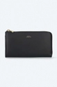 black A.P.C. leather wallet Lise Women’s