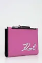 Karl Lagerfeld portfel różowy