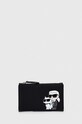 Peňaženka Karl Lagerfeld vzorovaný čierna 240W3233