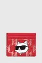 červená Puzdro na karty Karl Lagerfeld Dámsky