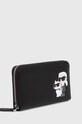 Karl Lagerfeld portofel de piele 240W3260 negru AA00