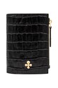 Lilou portofel de piele piele negru PORT/MINI/BLACRO/PO