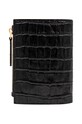 Δερμάτινο πορτοφόλι Lilou PORT/MINI/BLACRO/PO μαύρο AA00
