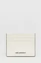bela Usnjen etui za kartice Karl Lagerfeld Ženski