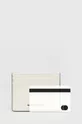 білий Шкіряний чохол на банківські карти Karl Lagerfeld