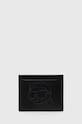 Кожаный чехол на карты Karl Lagerfeld Planet friendly чёрный 241W3204
