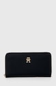 Πορτοφόλι Tommy Hilfiger υφασμάτινο σκούρο μπλε AW0AW15642