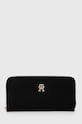 Кошелек Tommy Hilfiger гладкий чёрный AW0AW15642