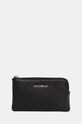 Coccinelle husa de chei din piele METALLIC SOFT Gift Box negru E2.MW5.19.30.01