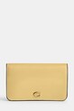 Coach portfel damski skórzany żółty CR990