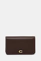 Кожен портфейл Coach изчистен кафяв CR990