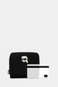 Karl Lagerfeld portfel czarny A1W32078