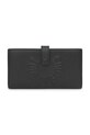 Δερμάτινο πορτοφόλι Tous MIRANDA λείο δέρμα μαύρο 2002030951