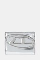 Diesel portfel skórzany 1DR 1DR TRI FOLD COIN XS II skóra licowa srebrny X09887.PS202