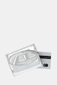 Δερμάτινο πορτοφόλι Diesel 1DR 1DR TRI FOLD COIN XS II ασημί X09887.PS202