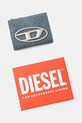 Хлопковый кошелёк Diesel 1DR 1DR BI-FOLD ZIP II голубой X09888.P1730