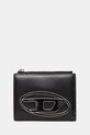 Кожаный кошелек Diesel 1DR 1DR BI-FOLD ZIP II кожа чёрный X09888.PR818