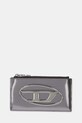 Diesel portfel skórzany 1DR 1DR CARD HOLDER III skóra licowa szary X10270.PS202