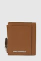 Портмоне Karl Lagerfeld IKON A4W32005 кафяв NC00