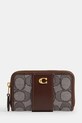Coach portfel damski brązowy CDG67