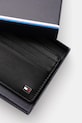 Tommy Hilfiger - Кожен портфейл Eton черен AM0AM00653