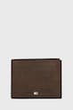 Tommy Hilfiger - Portfel skórzany Johnson AM0AM00659 brązowy AM0AM00659