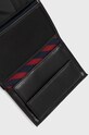 Kožená peňaženka Tommy Hilfiger čierna AM0AM00664