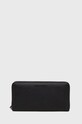 Emporio Armani portafoglio in pelle pelle fiore nero Y4R169.Y068E.NOS