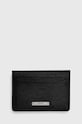Δερμάτινη θήκη για κάρτες BOSS θήκη για κάρτες μαύρο 50470473