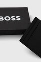 Аксесуари Шкіряний чохол на банківські карти BOSS 50470473 чорний
