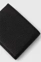 Usnjena denarnica BOSS črna