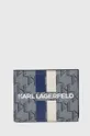 szary Karl Lagerfeld portfel Męski