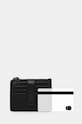 Coccinelle portofel de piele MAN SOFT negru E2.MUK.87.27.01
