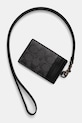 Coach card holder negru CU476