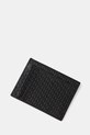 Шкіряний чохол на банківські карти Armani Exchange 958053.4R847.NOS чорний AA00