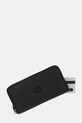Kožená peněženka Diesel HISSU EVO CONTINENTAL ZIP černá X09015.P0685