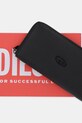 Kožená peněženka Diesel HISSU EVO CONTINENTAL ZIP X09015.P0685 černá