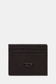 Кожен калъф за карти Diesel HISSU EVO CARD CASE калъф за карти кафяв X09018.P0685