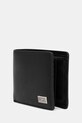 Шкіряний гаманець Diesel BISCOTTO BISCOTTO BI FOLD COIN X10420.PR227 чорний AA00