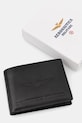 Aeronautica Militare portfel skórzany czarny AM241