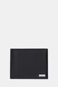 Kožni novčanik U.S. Polo Assn. Utah H. bez uzorka crna WEUUA2612MHA