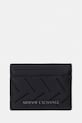 Armani Exchange калъф за карти мъжки от кожа черен XM000169.AF27287.NOS