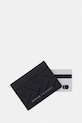 Аксесоари Armani Exchange калъф за карти мъжки от кожа XM000169.AF27287.NOS черен