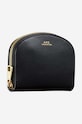 A.P.C. portafoglio in pelle nero PXAWV.F63219