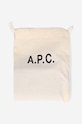 Kožené puzdro na karty A.P.C. Porte-cartes Demi-lune PXAWV-F63270 BLACK PXAWV.F63270 čierna
