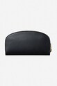 Accessories A.P.C. leather wallet Demi Lune PXAWV.F63218 black