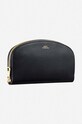 A.P.C. leather wallet Demi Lune black PXAWV.F63218