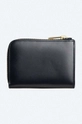 A.P.C. leather wallet navy